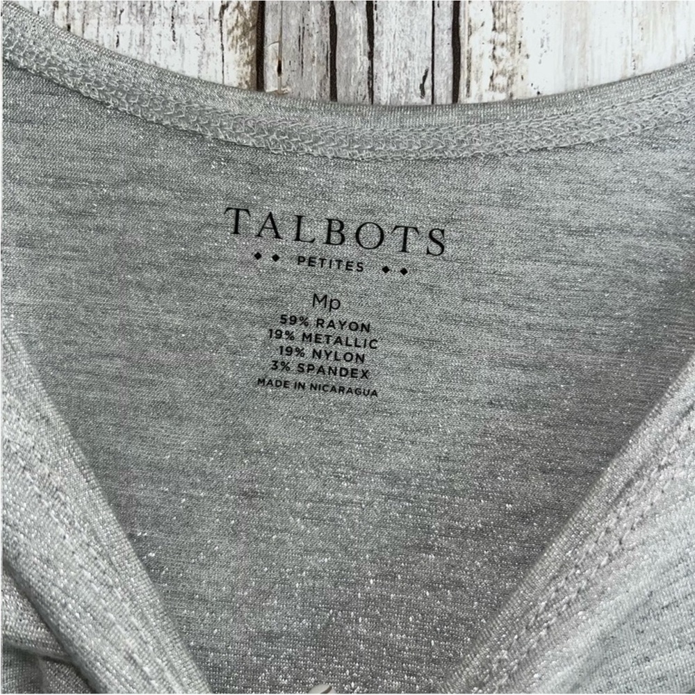 Talbots Grey Sparkling Tank - Picture 4 of 4
